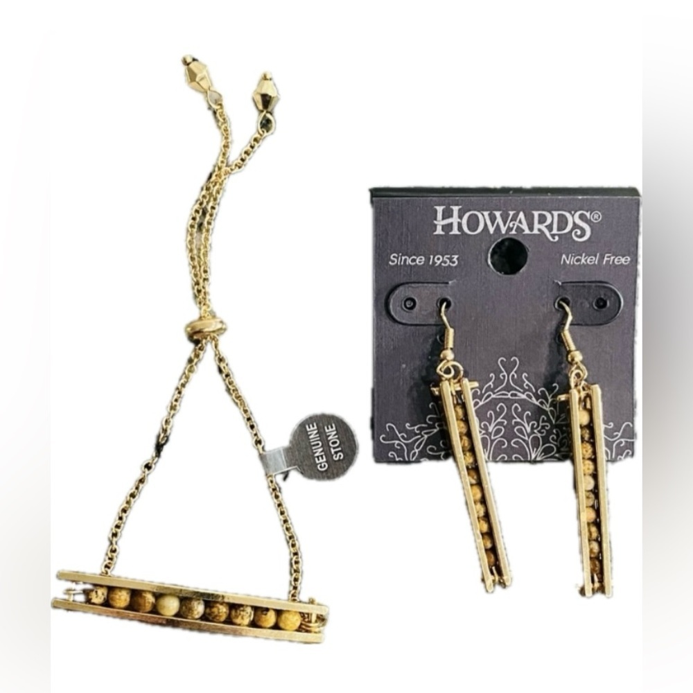 Bracelet & Earrings Pair